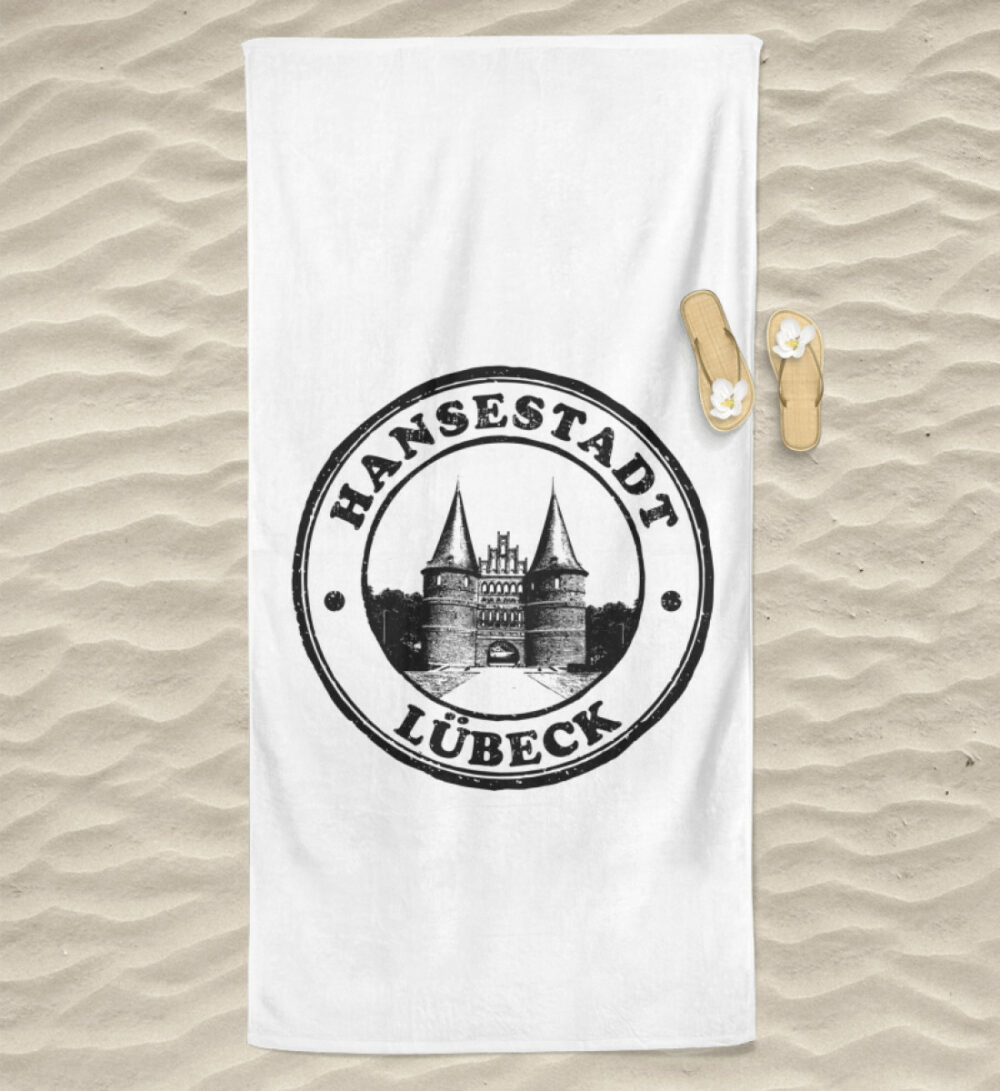 Lübeck - Handtuch Stempel - High quality beach towel-3