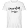 Brush Lettering T-Shirt Lübeck - Herren Premium Organic Shirt-3