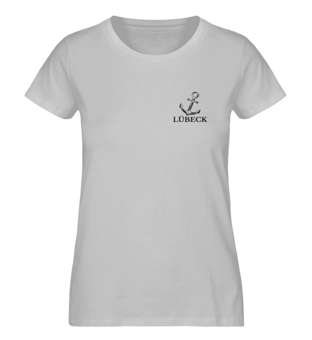 Damen T-Shirt Lübeck Anker - Damen Premium Organic Shirt-17