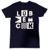 T-Shirt Lübeck icons dunkelblau